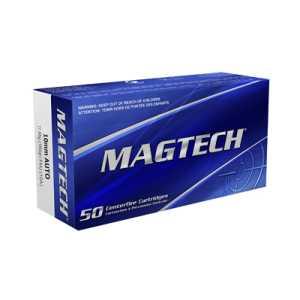 United States Association of Gun Owners MAGTECH 10MM 180GR FMJ 50/1000 - $23.19 at United States Association of Gun Owners
