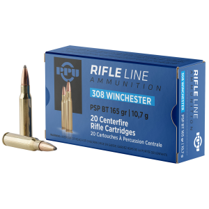 United States Association of Gun Owners PPU PP3082 Standard Rifle 308Win 165gr Pointed Soft Point Boat Tail 20 Per Box/10 Case - $23.07 at United States Association of Gun Owners