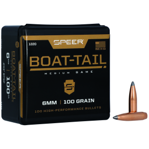United States Association of Gun Owners Speer 1220 Boat-Tail 6mm 100gr Jacketed Soft Point Boat Tail 100 Per Box/5 Case - $22.71 at United States Association of Gun Owners