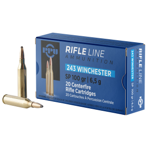 United States Association of Gun Owners PPU PP2432 Standard Rifle 243Win 100gr Soft Point 20 Per Box/10 Case - $22.43 at United States Association of Gun Owners