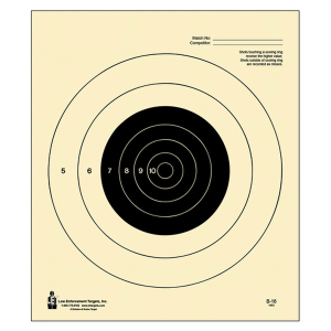 United States Association of Gun Owners Action Target B16100 Competition NRA Slow Fire Bullseye Target, 25 Yards - $22.30 at United States Association of Gun Owners