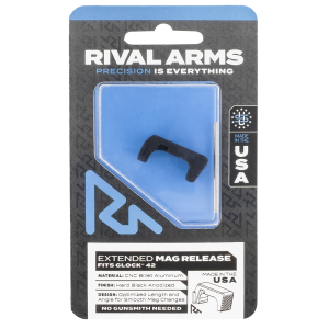 United States Association of Gun Owners Rival Arms RA72S001A Magazine Release Sig P320 Extended Hard Black Anodized Aluminum - $29.99 at United States Association of Gun Owners