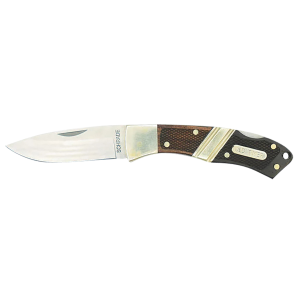 United States Association of Gun Owners Old Timer 1181069 Mountain Beaver Jr. 2.50" Folding Drop Point Plain Mirror Polished 9Cr18MoV SS Blade, Ebony & Rosewood/Nickel Handle - $22.12 at United States Association of Gun Owners