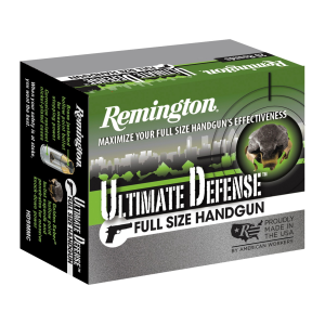 United States Association of Gun Owners Remington Ammunition 28957 Ultimate Defense Full Size Handgun 40S&W 165gr Brass Jacketed Hollow Point 20 Per Box/25 Case - $21.99 at United States Association of Gun Owners