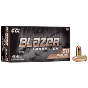United States Association of Gun Owners CCI Blazer Brass .45 ACP 230gr FMJ Handgun Ammo, 50 Rounds - $19.79 at United States Association of Gun Owners