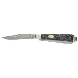 United States Association of Gun Owners Old Timer 1135990 Heritage Series Trapper 940T 3" Folding Clip Point/Spey Plain D2 Steel Blade, 3.70" Gray Wood Laminate Handle - $21.71 at United States Association of Gun Owners