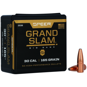 United States Association of Gun Owners Speer 2038 Grand Slam 30Cal 165gr Soft Point 50 Per Box/5 Case - $21.39 at United States Association of Gun Owners