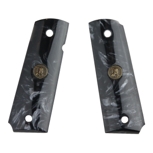 United States Association of Gun Owners Pachmayr 62000 Custom Grip Black Simulated Pearl Panels for 1911 with Ambidextrous Safety - $21.10 at United States Association of Gun Owners