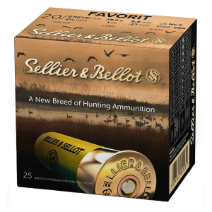 United States Association of Gun Owners Sellier & Bellot SB20BSA Hunting 20Gauge 2.63" 12Pellets 1oz 2Shot 25 Box/10 Case - $20.46 at United States Association of Gun Owners