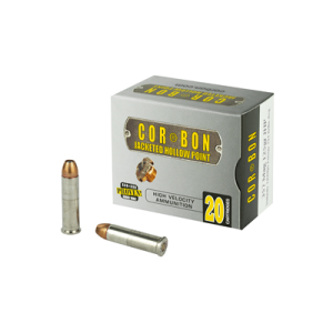 United States Association of Gun Owners Cor-Bon 357 Magnum 125 Grain JHP Self Defense Ammo, 20 Rounds - $19.72 at United States Association of Gun Owners