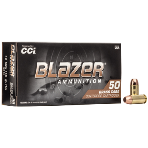 United States Association of Gun Owners CCI Blazer Brass 40 S&W 165GR FMJ Handgun Ammo, 50-Round - $17.04 at United States Association of Gun Owners