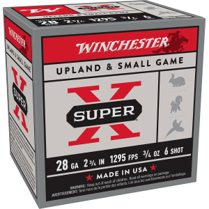 United States Association of Gun Owners Winchester Ammo X286 Super X Heavy Game Load High Brass 28Gauge 2.75" 3/4oz 6Shot 25 Per Box/10 Case - $18.69 at United States Association of Gun Owners