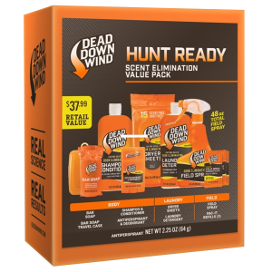 United States Association of Gun Owners Dead Down Wind 2099 Hunt Ready Kit Odor Eliminator Unscented 10 pieces - $17.51 at United States Association of Gun Owners