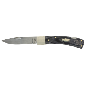 United States Association of Gun Owners Old Timer 1135989 Heritage Series Bruin 50th Anniversary 2.80" Drop Point Plain D2 Steel Blade 3.70" Black Wood Laminate Handle - $17.95 at United States Association of Gun Owners