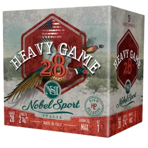 United States Association of Gun Owners Nobel Sport Heavy Game 28 Shotshells 28 ga 2-3/4" 1 oz 1205 fps #7.5 25/ct - $17.81 at United States Association of Gun Owners