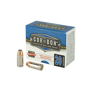 United States Association of Gun Owners Cor-Bon 9mm+P 90gr JHP Self Defense Hollow Point Ammo, 20-Round - $17.75 at United States Association of Gun Owners