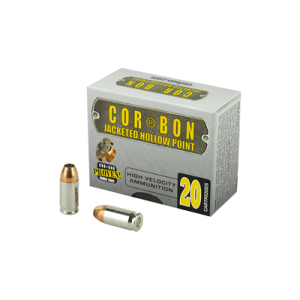 United States Association of Gun Owners Cor-Bon 380 ACP 90 Grain JHP Self Defense Hollow Point Ammo, 20 Rounds - $17.48 at United States Association of Gun Owners