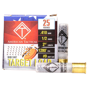 United States Association of Gun Owners American Tactical ATIAC4109 .410 Bore 2.5in Target Load, #9 Shot - $17.42 at United States Association of Gun Owners