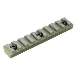 Timber Creek Outdoors M9SPRFDE M-LOK 9 Slot Picatinny Rail FDE Aluminum Fits AR-Platform