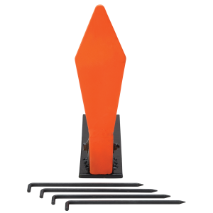 United States Association of Gun Owners Champion Targets 44886 .22 Diamond Pop-Up Target Rimfire Rifles Orange Steel Diamond Standing Includes Ground Stakes - $17.05 at United States Association of Gun Owners