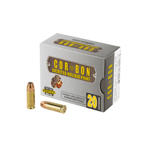 United States Association of Gun Owners Cor-Bon 38 Super +P 115gr JHP Self Defense Ammo, 20-Round Box - $17.02 at United States Association of Gun Owners