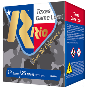 United States Association of Gun Owners Rio Ammunition TG368TX Top Game Texas Game Load 12 Gauge 2.75" 1 1/4 oz 8 Shot 25 Per Box/ 10 Case - $16.76 at United States Association of Gun Owners