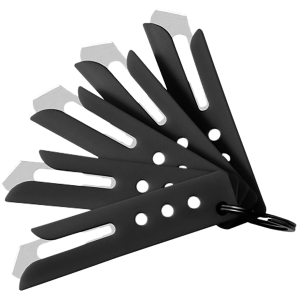 United States Association of Gun Owners Hogue 35880 Expel Blade Guard Black Nylon Includes 5 #60 High Carbon Steel Blade, 5 Guards & 1 Key Ring - $16.62 at United States Association of Gun Owners