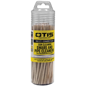 United States Association of Gun Owners Otis FG241857 Swabs & Pipe Cleaners Combo Pack Cotton/Wood 6" Long 100 Swabs/50 Pipe Cleaners Includes Reusable Storage Tube - $16.30 at United States Association of Gun Owners