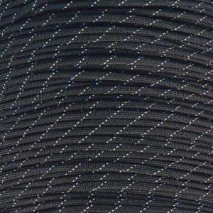 United States Association of Gun Owners Mero 550 Paracord - 100' 550 lb Black 3 Reflctive Trac - $15.17 at United States Association of Gun Owners