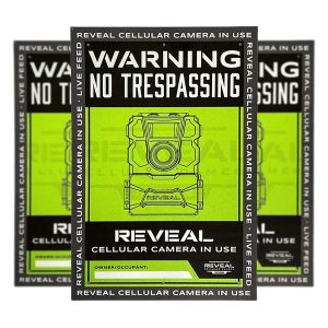 United States Association of Gun Owners Tactacam/reveal S1 No Trespassing Sign Durable Plastic - $14.99 at United States Association of Gun Owners