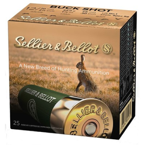 United States Association of Gun Owners Sellier & Bellot 12 Gauge 2-3/4in #1 Buckshot, 25 Rounds - $15.82 at United States Association of Gun Owners