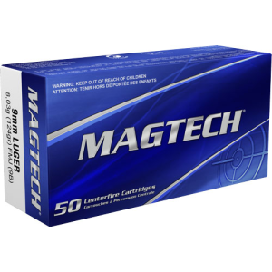 United States Association of Gun Owners MAGTECH 9MM LUGER - 124GR FMJ-RN 50RD 20BX/CS - $14.74 at United States Association of Gun Owners