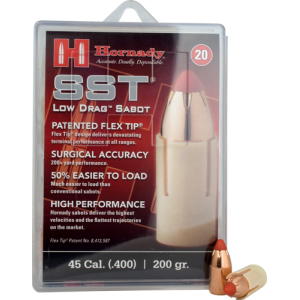 United States Association of Gun Owners HORNADY .45CAL SABOTED BULLET - .400 200GR SST 20CT 10BX/CS - $15.68 at United States Association of Gun Owners