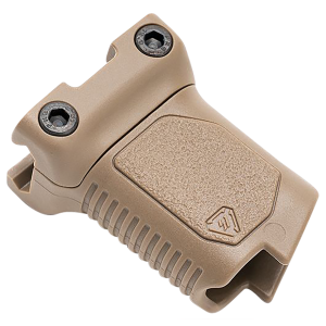 United States Association of Gun Owners Strike Industries ARCMAGRAILSFDE Angled Vertical Grip Short Flat Dark Earth Polymer with Cable Management Storage for Picatinny Rail - $15.95 at United States Association of Gun Owners
