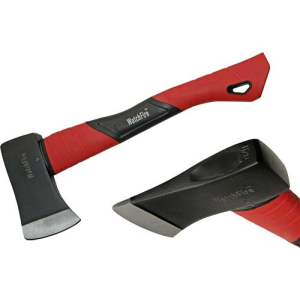 SZCO RITE EDGE 14" FIBERGLASS - CAMP AX RED HANDLE 4" BLADE