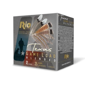 United States Association of Gun Owners Rio Texas Game Blended HV Lead Load Shotshells 12ga 2-3/4" 1-1/4oz 1350 fps #7.5&9 25/ct - $16.71 at United States Association of Gun Owners