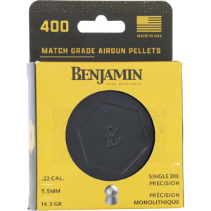 United States Association of Gun Owners Benjamin BD22 .22 Cal 14.3 Grain Domed Pellets, 400-Pack - $15.39 at United States Association of Gun Owners