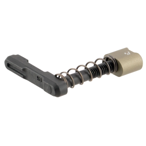 United States Association of Gun Owners Strike Industries ARSMCFDE Magazine Catch made of Black Steel with Flat Dark Earth 6061-T6 Aluminum Release Button for AR-Platform - $18.95 at United States Association of Gun Owners