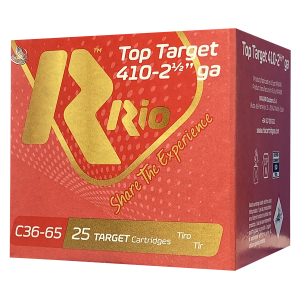 United States Association of Gun Owners Rio Ammunition RC369 Top Target 410Gauge 2.50" 9Shot 25 Per Box/10 Case - $14.97 at United States Association of Gun Owners