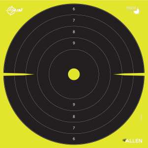 United States Association of Gun Owners Allen 15214-30 EZ Aim Splash Bullseye Hanging Paper Target, 30-Pack - $14.71 at United States Association of Gun Owners