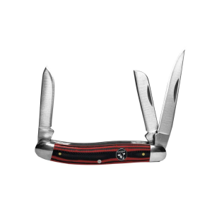 United States Association of Gun Owners Rock Ridge Outdoors Cattleman Stockman CC0001GRD 3-Blade Knife, Red - $20.99 at United States Association of Gun Owners