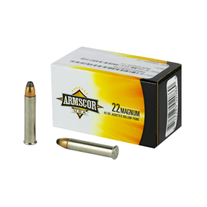 United States Association of Gun Owners Armscor FAC22M-1N .22 WMR 40GR JHP Rimfire Ammo, 50 Rounds - $14.28 at United States Association of Gun Owners