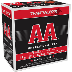 United States Association of Gun Owners Winchester Ammo AANL127 AA International Target 12Gauge 2.75" 7.5Shot 25 Per Box/10 Case - $14.27 at United States Association of Gun Owners
