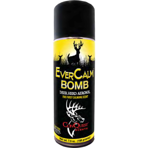 United States Association of Gun Owners CONQUEST SCENTS DEER LURE EVER - CALM BOMB AEROSOL 7FL OZ - $20.99 at United States Association of Gun Owners