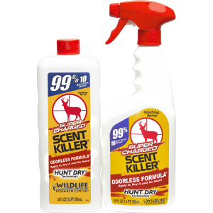 United States Association of Gun Owners Wildlife Research 559 Super Charged Scent Killer Combo Odor Eliminator, Odorless Scent 24 oz Trigger Spray - $13.09 at United States Association of Gun Owners
