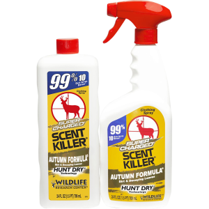United States Association of Gun Owners Wildlife Research 579 Scent Killer Autumn Formula Combo Odor Eliminator 24 oz Trigger Spray - $13.09 at United States Association of Gun Owners