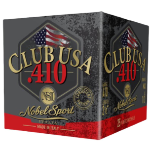 United States Association of Gun Owners Nobel Sport Shotshells .410 ga 2-1/2" 1/2 oz 1240 fps #9 25/ct - $13.52 at United States Association of Gun Owners