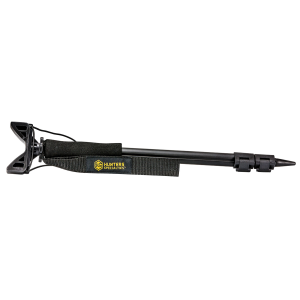 United States Association of Gun Owners Hunters Specialties 00611 Shooter's Stick Monopod made of Aluminum with Black Finish, 17-36" Vertical Adjustment, Contoured Gun Rest, Wrist Strap & Quick-Release Leg Locks - $13.20 at United States Association of Gun Owners