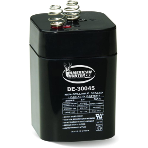 United States Association of Gun Owners GSM DE-30045 6V 5A Rechargeable Lantern Battery, Spring Top - $12.09 at United States Association of Gun Owners