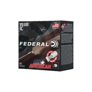 Federal All-American 12GA 2.75in #7.5 Shotgun Shells, 25-Round